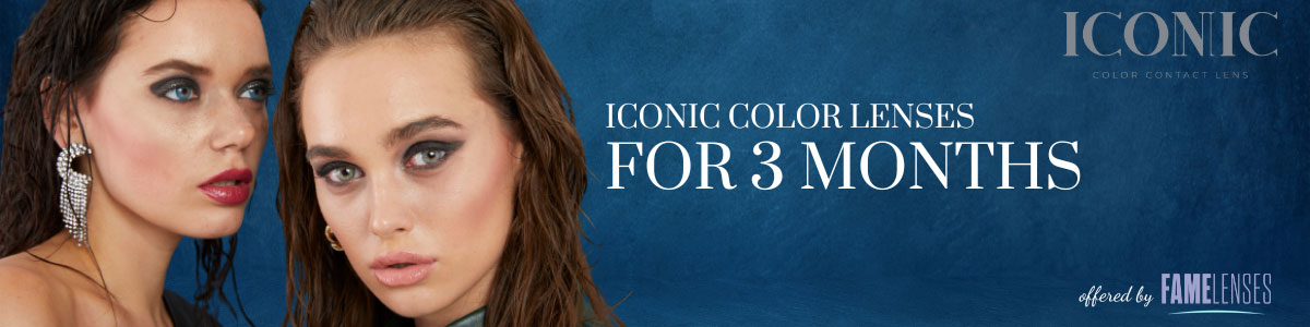 ICONIC color lenses for 3 Months