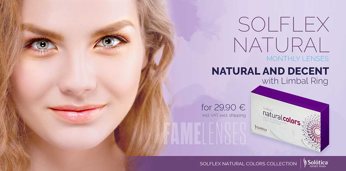 Solotica Natural Colors monthly lenses