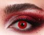 Preview: ICONIC Halloween rote Kontatlinse