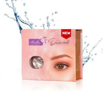 Bella Diamonds 'Silver Mist' gray monthly 2x lenses / 1x pair