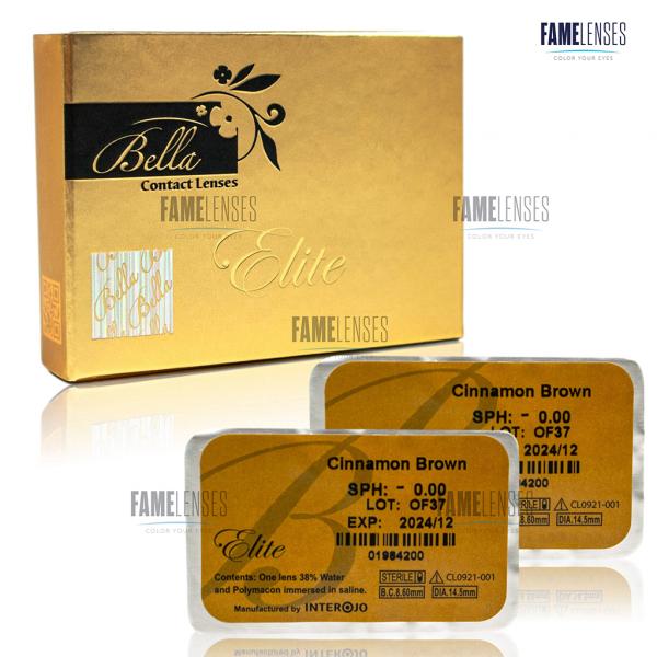 Bella Elite 'Green Olive' monthly 2x lenses / 1x pair