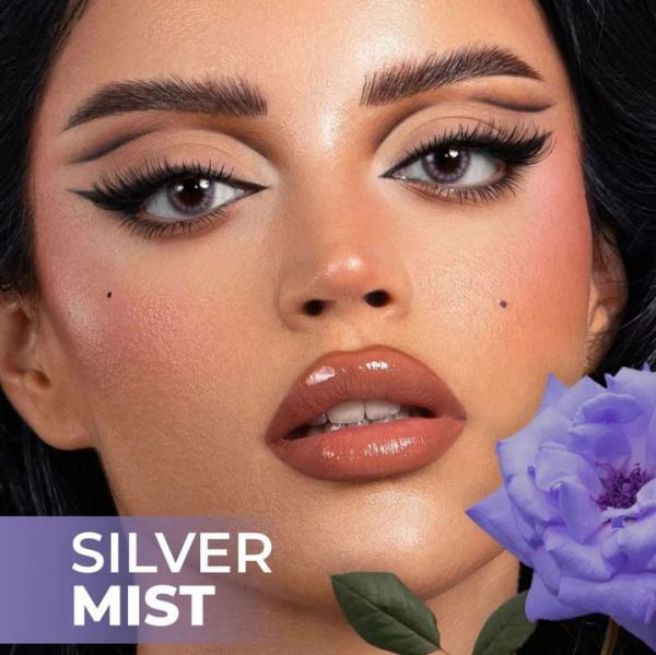 Bella Diamonds 'Silver Mist' gray monthly 2x lenses / 1x pair