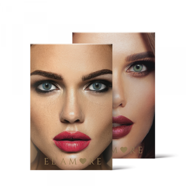 EL‘AMORE Amore 'Green' coloured contact lenses for 6 Months / 1x Pair / 2 Pcs Lenses