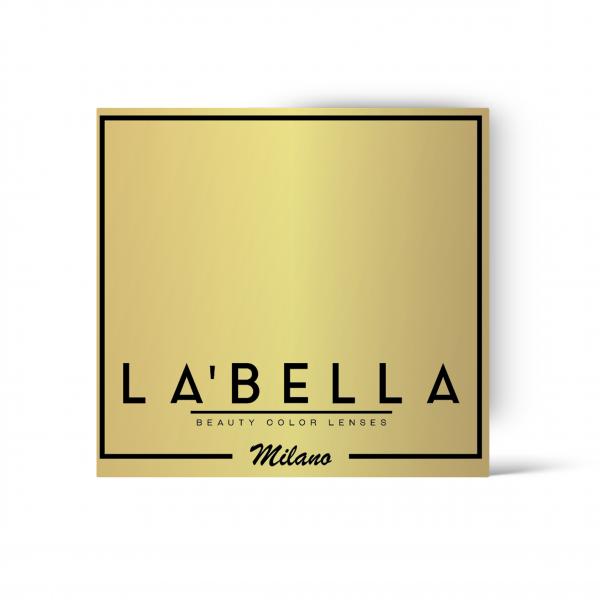 LA’BELLA Milano 'Zircon' green coloured contact lenses for 3 Months / 1x Pair / 2 Pcs