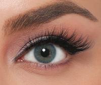 LA’BELLA Milano 'Pearl' blaue farbige Jahreslinsen / 1x Paar / 2 Stk. Linsen