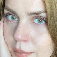 EL‘AMORE Amore 'Emerald' grüne farbige Kontaktlinse für 6 Monate 1x Paar / 2 Stk Linsen