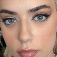 EL‘AMORE Retro 'Blue' blaue farbige Kontaktlinse für 6 Monate 1x Paar / 2 Stk Linsen