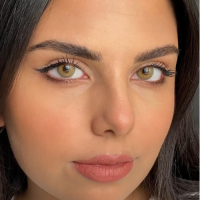 EL‘AMORE Retro 'Coffee' braune farbige Kontaktlinse für 6 Monate 1x Paar / 2 Stk Linsen