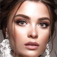 EL‘AMORE Retro 'Mocha' braune farbige Kontaktlinse für 6 Monate 1x Paar / 2 Stk Linsen