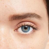 ICONIC 'Aqua' blaue farbige Kontaktlinse für 3 Monate / 1x Paar/ 2 Stk. Linsen