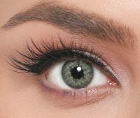 ICONIC 'Forest' hellgrün farbige Kontaktlinse für 3 Monate / 1x Paar/ 2 Stk. Linsen