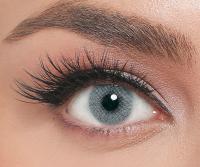 ICONIC 'Ice' blau farbige Kontaktlinse für 3 Monate / 1x Paar/ 2 Stk. Linsen