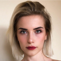 ICONIC 'Snow' gray coloured contact lenses for 3 Months / 1x Pair/ 2 Pcs