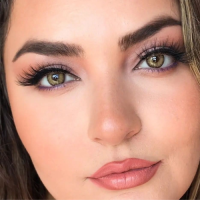 LA’BELLA Premium 'Floransa' green coloured contact lenses for 3 Months / 1x Pair / 2 Pcs