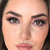 LA’BELLA Premium 'Havana' braune farbige Kontaktlinsen für 3 Monate / 1x Paar / 2 Stk. Linsen