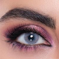 LA’BELLA Milano 'Magic White' blaue farbige Kontaktlinsen für 3 Monate / 1x Paar / 2 Stk. Linsen
